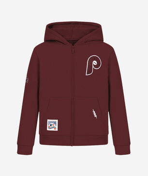 Big Boys' Philadelphia Phillies Classic Fleece Full-Zip Hoodie