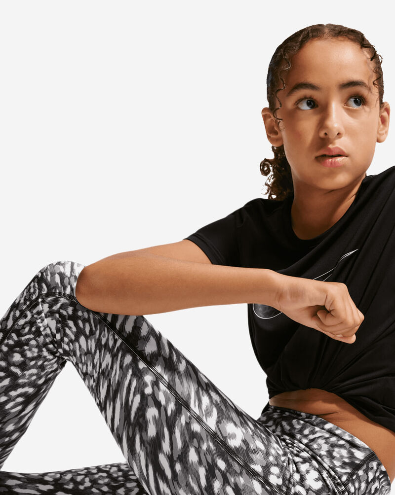 Nike Big Kids' One Dri-FIT Flared Leggings IQ2333-010 Black 4