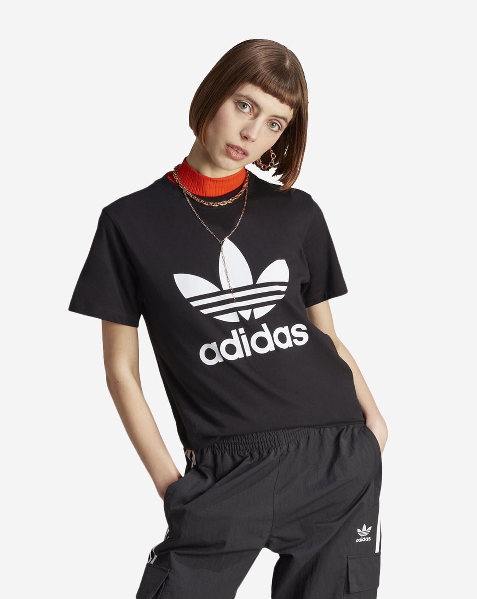 adidas originals trefoil tee