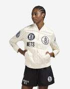 Brooklyn Nets Pinstripe Retro Satin Jacket