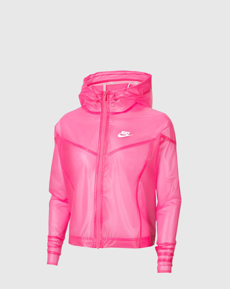 Nike NSW Transparent Jacket CU6578-607 Pink 1
