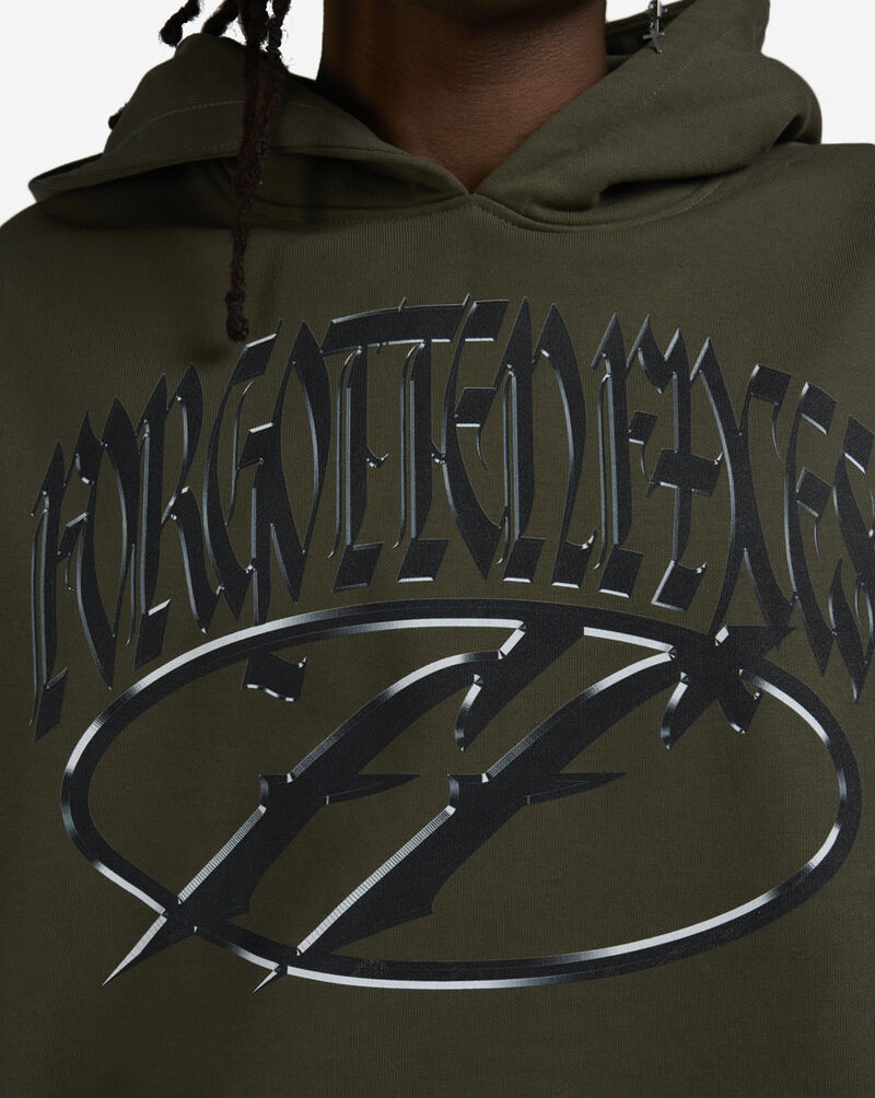 Forgotten Faces Forgotten Jaguar Hoodie FOFUS154-00176 Green 3