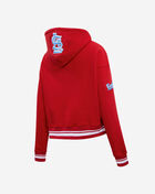 St. Louis Cardinals Retro Classic Fleece Cropped Pull Over Hoodie 