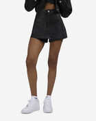 Vibrant Rhinestone Coated Denim Skirt  XPT626SN Black 1