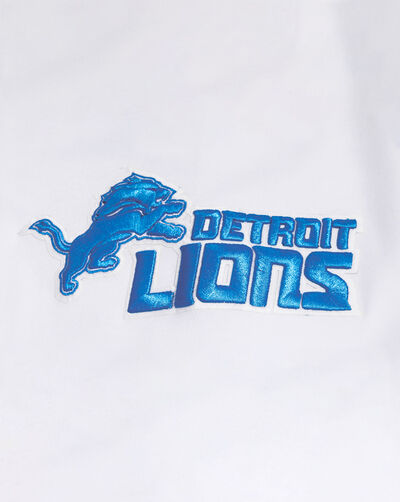 Detroit Lions Classic Chenille Double Knit Pull Over Hoodie