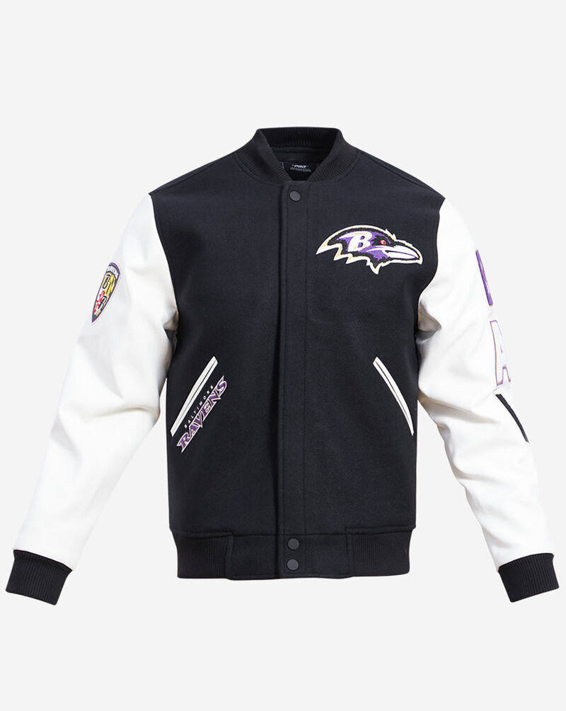 Pro Standard NFL Baltimore Ravens Varsity Jacket FBR641148-BLW Black 1