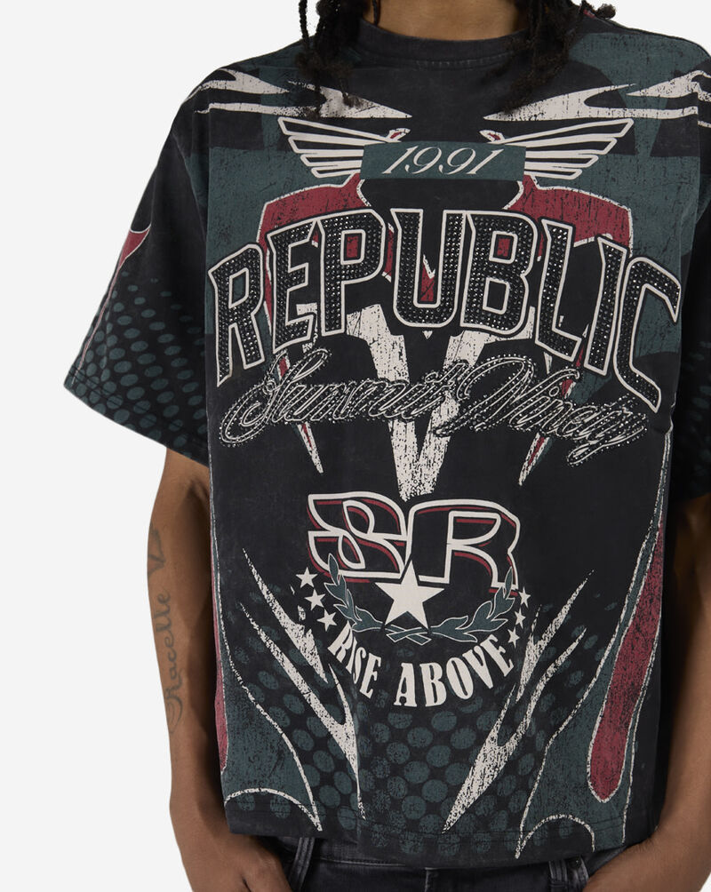 Smoke Rise Republic Tee KT26S551SNZ-JUN Black 3