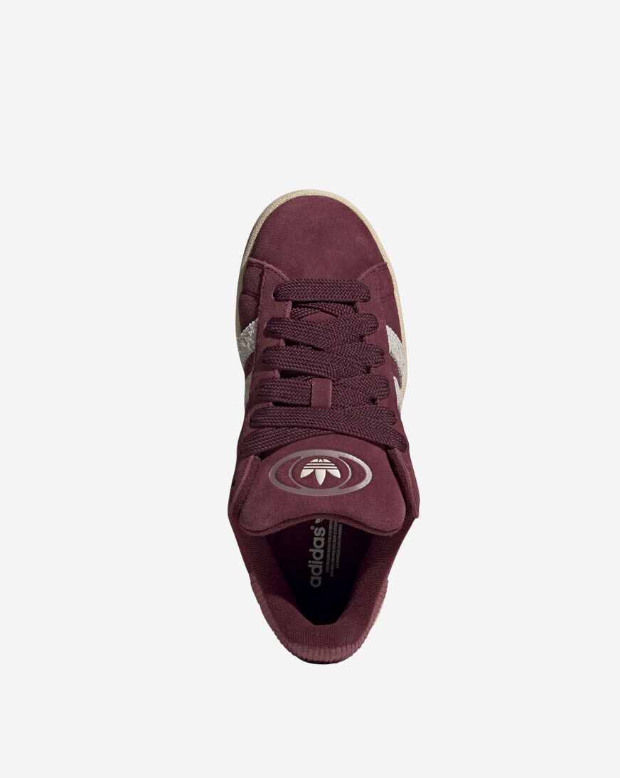 maroon adidas campus