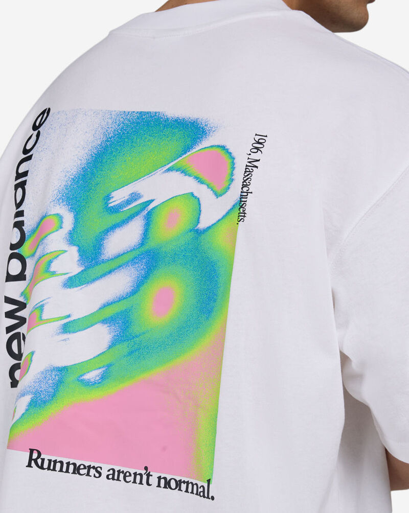 New Balance Classic Tri-Logo Heat Map T-Shirt MT61V4ZG-WT White 3