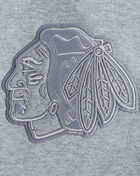 Chicago Blackhawks Neutral Drop Shoulder Fleece Pullover Hoodie