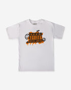Graphic Tees Grade School Smiley Parental Advisory Tee PAE1082YB White 1