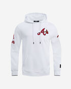 Atlanta Braves Classic Chenille Double Knit Pull Over Hoodie 