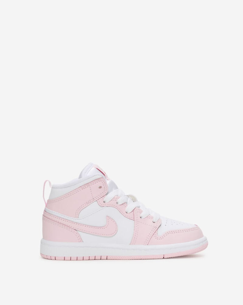 Jordan Little Kids' Jordan 1 Mid DQ8424-608 Pink 5