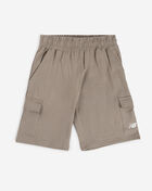 New Balance Boys' Fleece Cargo Shorts LAK51J12ASN Beige 1