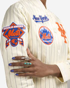 New York Mets Pinstripe Retro Satin Jacket