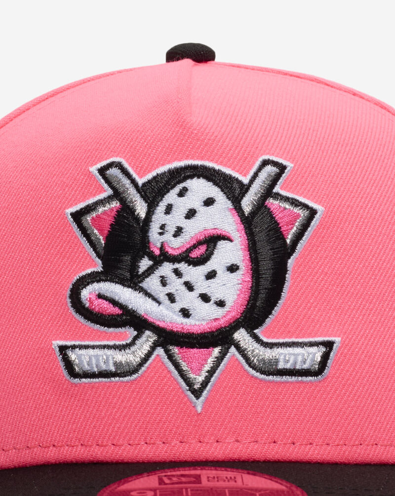 New Era 9Fifty Anaheim Ducks A-Frame Snapback Hat 71048741 Pink 2