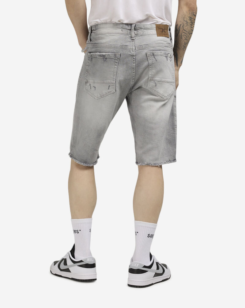 Jordan Craig Distressed Denim Shorts J3220S-GRY Grey 2