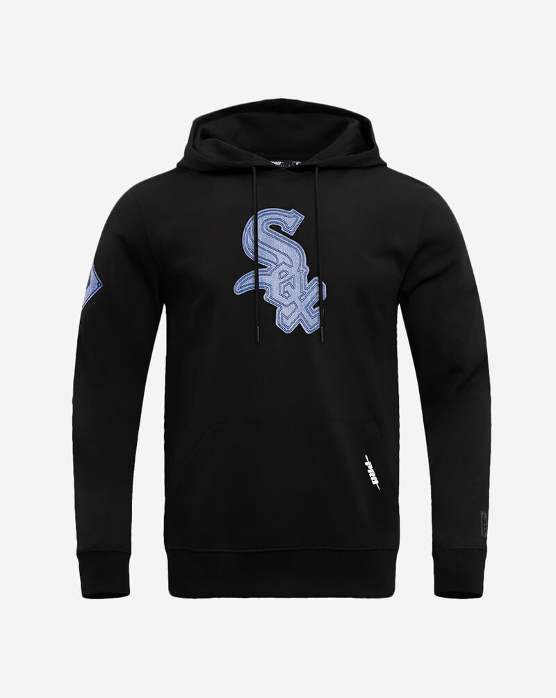 PRO STANDARD Chicago White Sox Varsity Blues Pullover Hoodie LCW539148-BLK Black 1