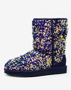 UGG Classic Short Stellar Sequin Boots 1112514MDL Blue 2