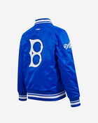 Big Boys' Brooklyn Dodgers Retro Classic Rib Satin Jacket