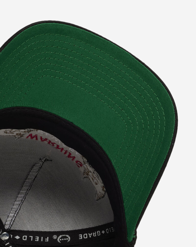 Field Grade Beware Of Dog Twill Trucker Hat 1005032 Black 4