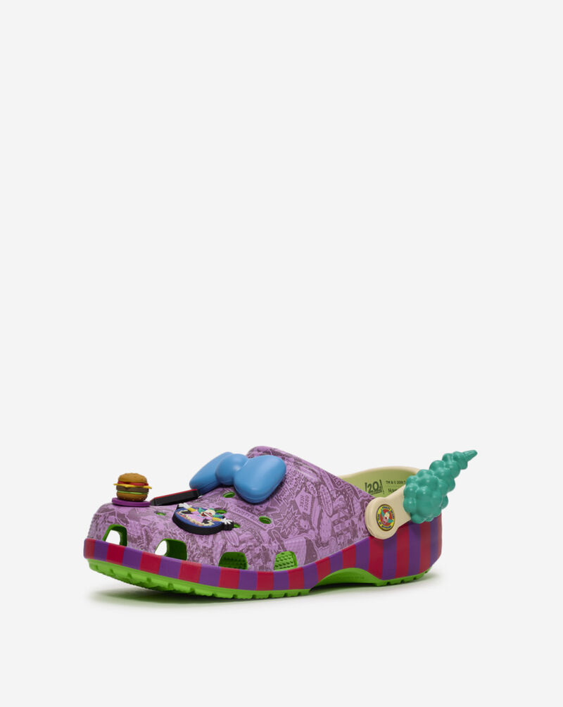 Crocs Grade School The Simpsons Krusty Classic Clog 211107-90HJ Pink 2