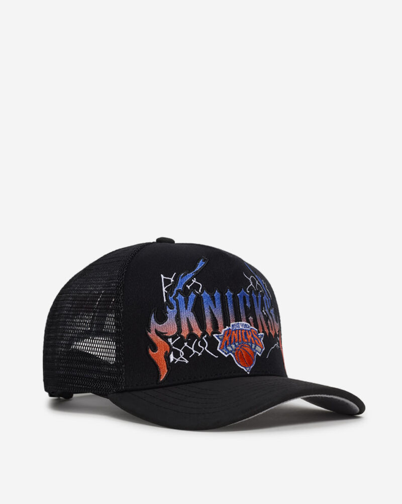 PRO STANDARD New York Knicks Breakout Wool Blend Pro Pinch Snapback Hat BNK7517552-BLK Black 1