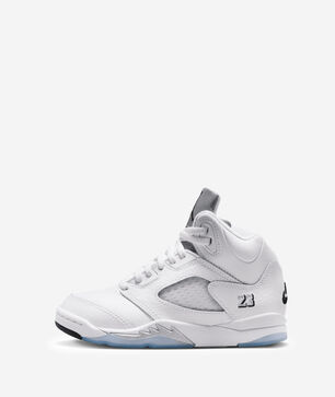 Little Kids' Air Jordan 5 Retro OG "White Metallic"