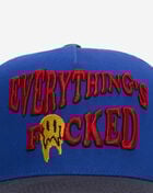 Field Grade Everything Is F'D Twill Mesh Back Trucker Hat 1006392 Blue 3