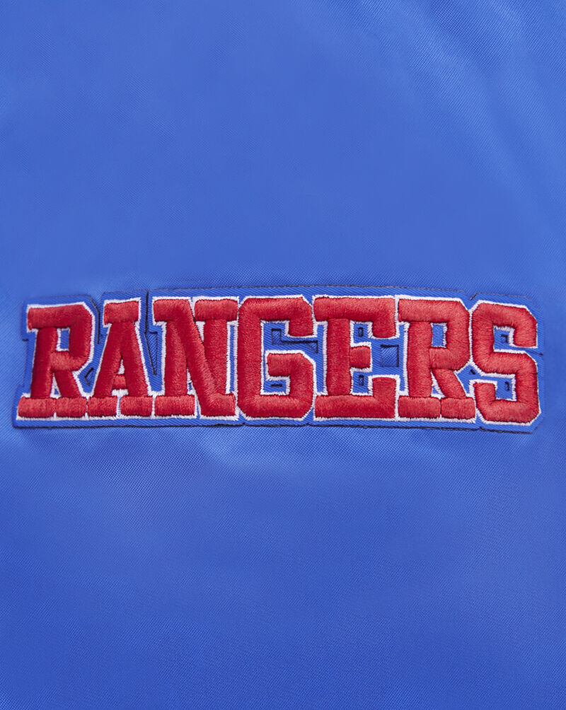 PRO STANDARD New York Rangers Retro Classic Rib Satin Jacket HNR667254-RYR Blue 2