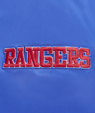 New York Rangers Retro Classic Rib Satin Jacket