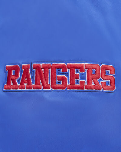 New York Rangers Retro Classic Rib Satin Jacket