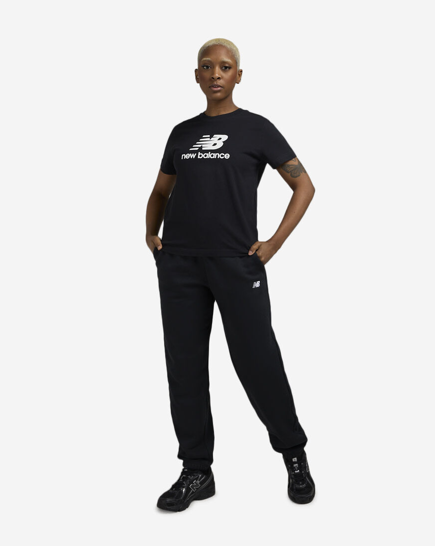 Shop New Balance Sport Essential Jersey Logo Tee WT41502-BK black