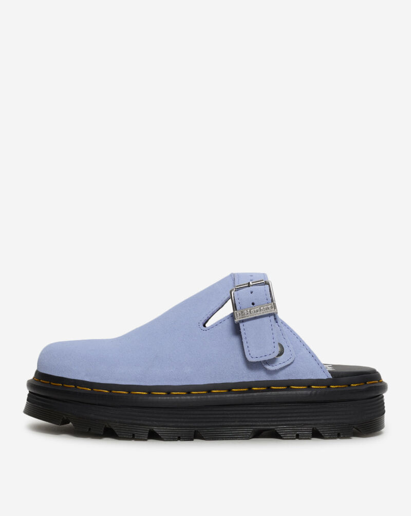Dr. Martens Zebzag Suede Slingback Platform Mules 31937402 Blue 1