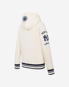 Big Boys' New York Yankees Retro Classic Rib Fleece Pullover Hoodie
