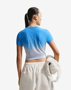 Nike NSW Chill Knit Slim Cropped T-Shirt II7074-435 Blue 2