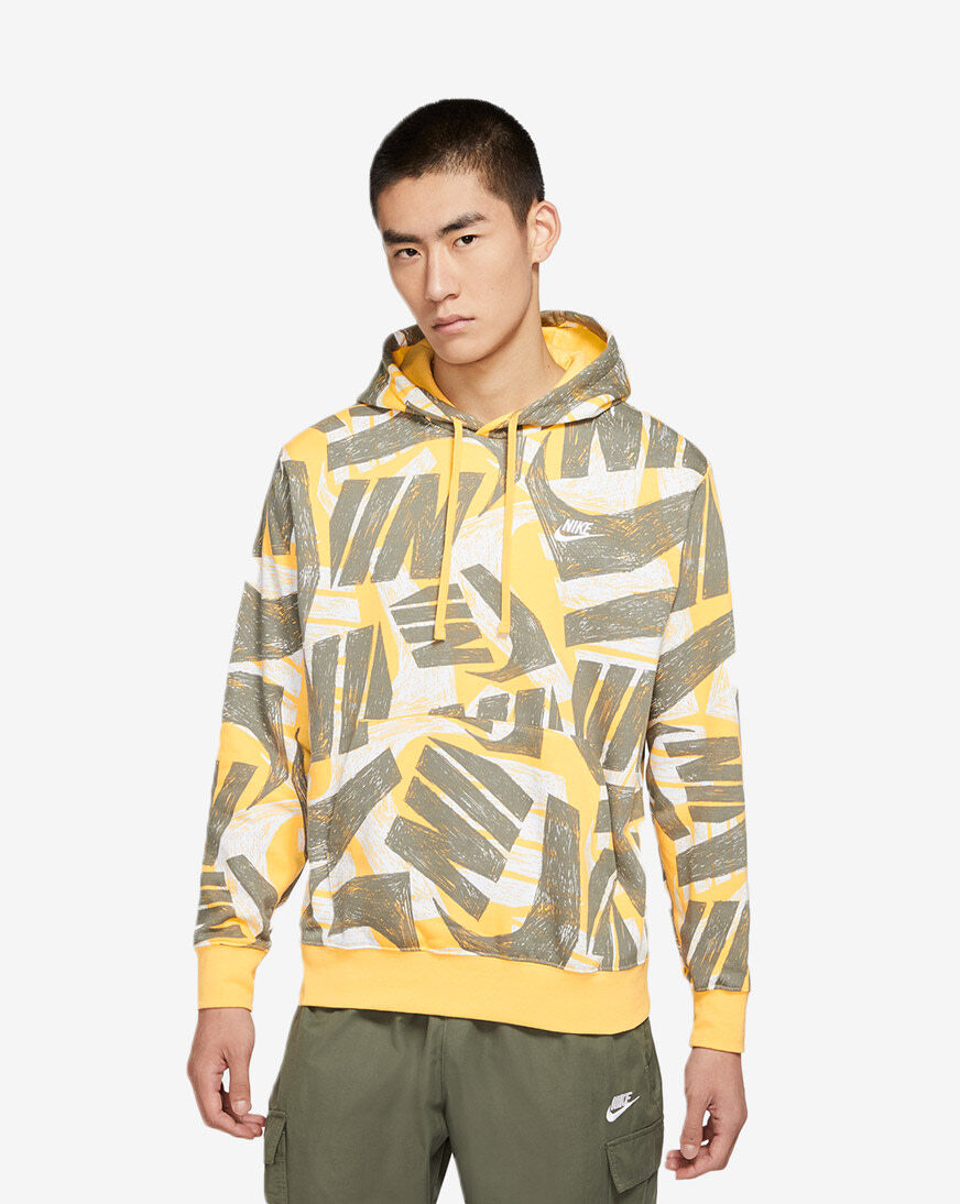 Nike aop club hoodie clearance