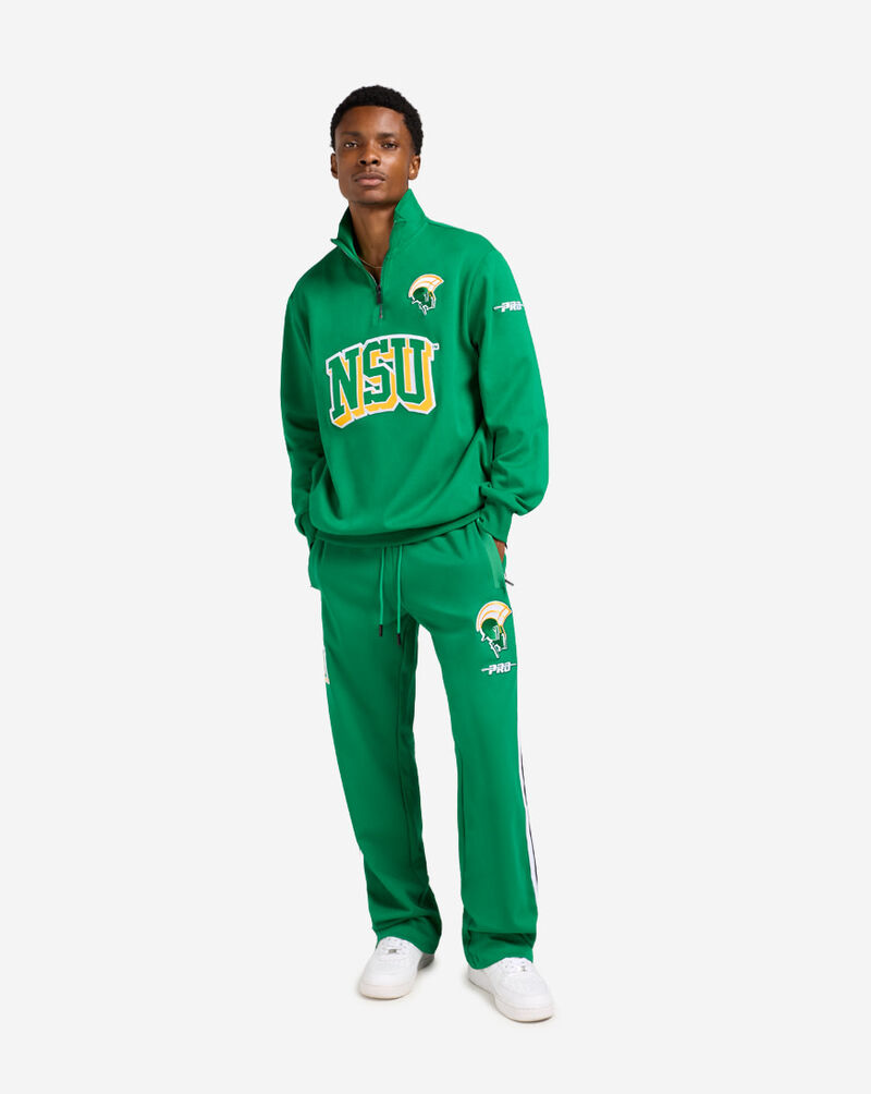 PRO STANDARD Norfolk State University Homecoming 1/4 Zip Top CNS571366-KGR Green 4