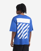 L/AB c/o Off-White L/AB Diagonal Oversized T-Shirt 44LABF26T054-420 Blue 2