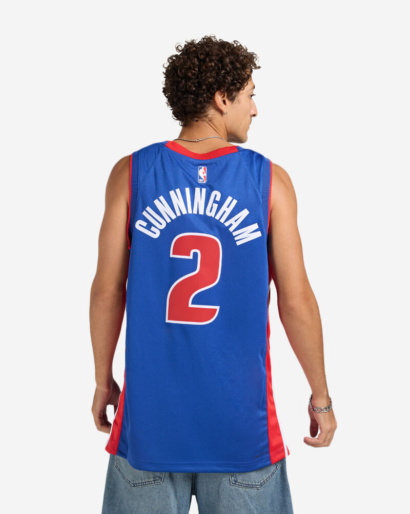 Nike Cade Cunningham Detroit Pistons Icon Edition Swingman Jersey DN2004-401 Blue 2