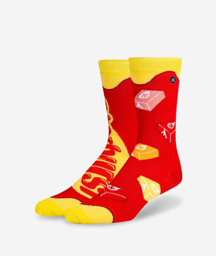 Starburst Split Crew Socks (L)
