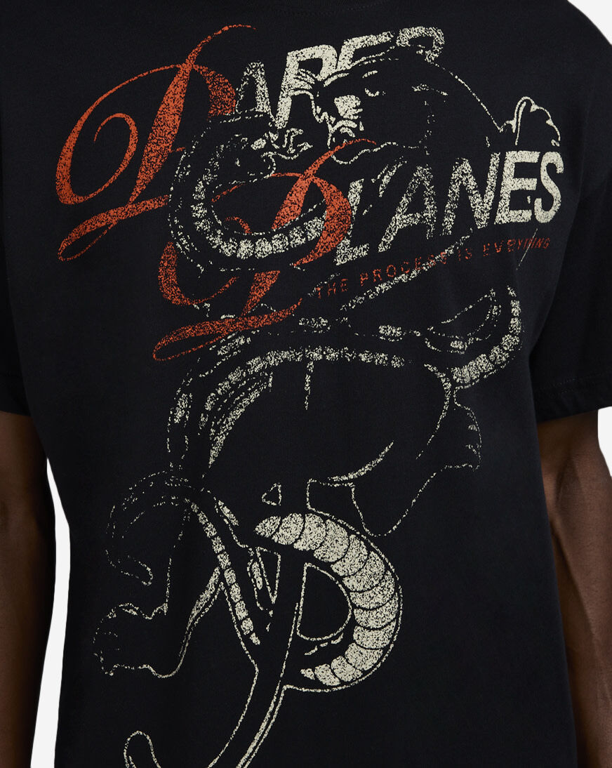 Shop Paper Planes When The Grass Is Low Tee 200593-BLK black