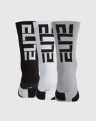 Nike 3PK Elite Crew Basketball Socks SX7627-901 Multi 2