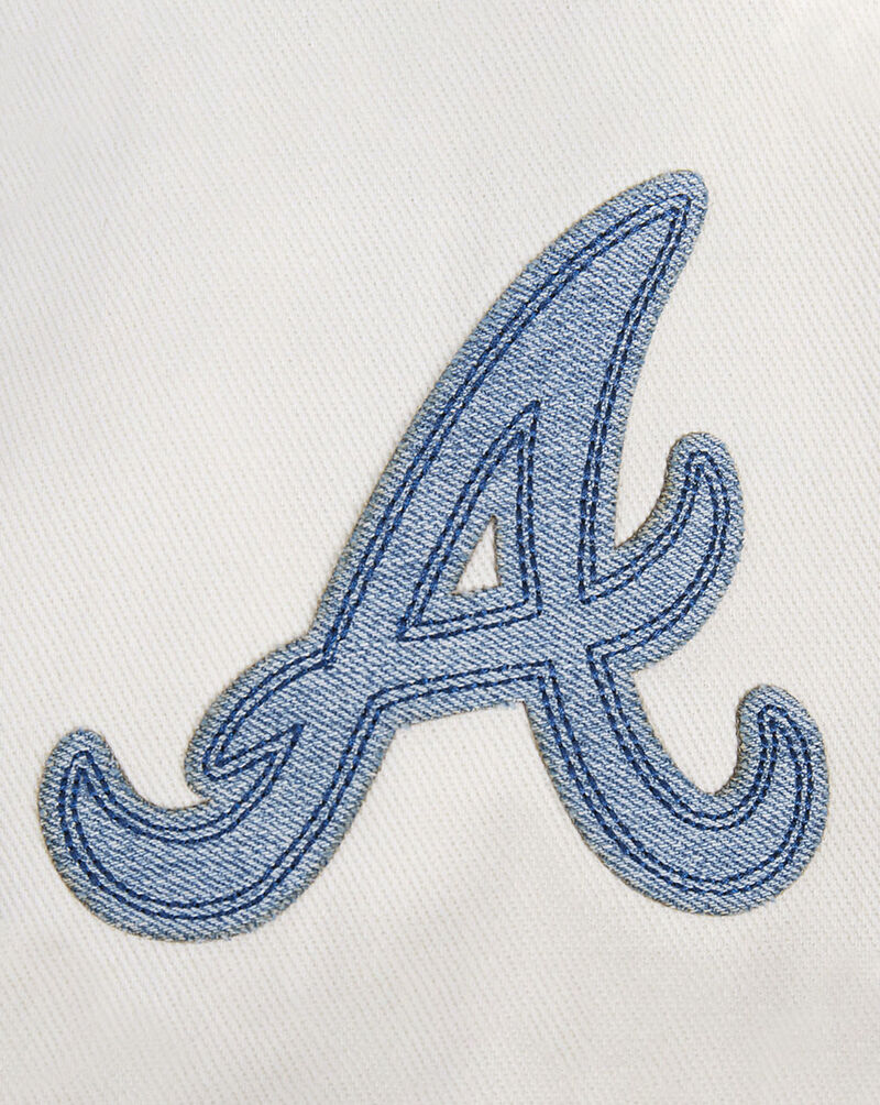 Atlanta Braves Varsity Blues Denim Varsity Jacket