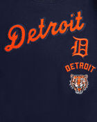 PRO STANDARD Big Girls' Detroit Tigers Retro Classic Rib Fleece Crewneck LDTBC315088-MOM Blue 4
