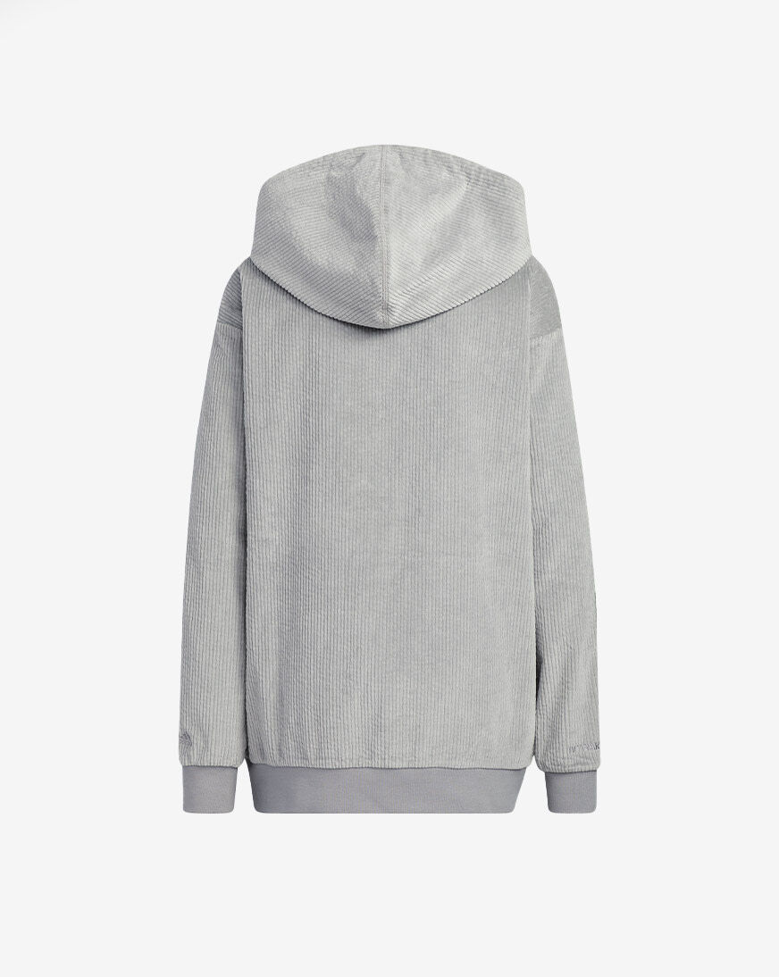 パーカー・フーディ [Duckdive] String Eyelet Pigment Hooded Zip-Up : Grey Pullover Hoodie - Super Looper French Terry - Heather Grey