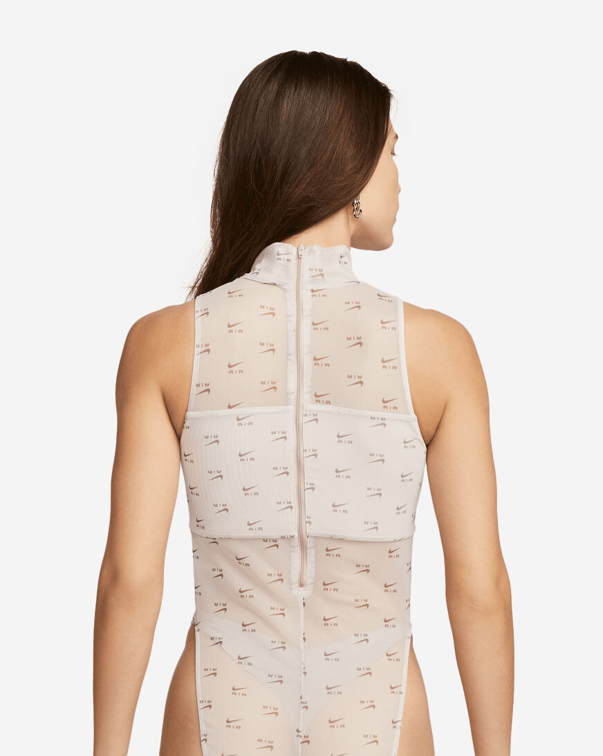 Shop Nike NSW Air Mock Bodysuit DV8243 292 beige SNIPES USA