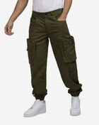 Decibel Cargo Jogger Pants DECWB475-OLV Green 1