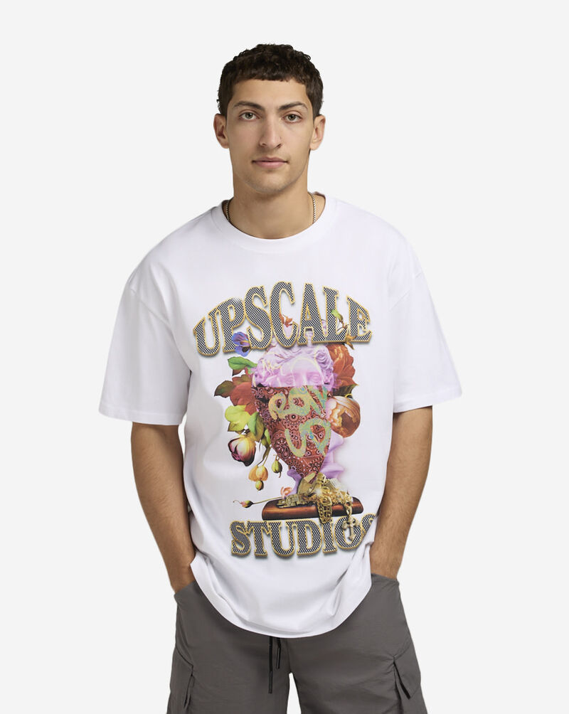 Upscale Bling Bust Tee MTUS223-00220 White 1