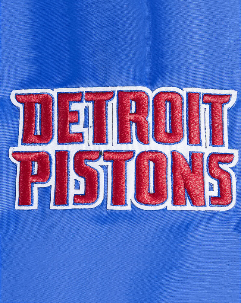 PRO STANDARD Detroit Pistons Retro Classic Rib Satin Jacket BDP656056-RYR Blue 2